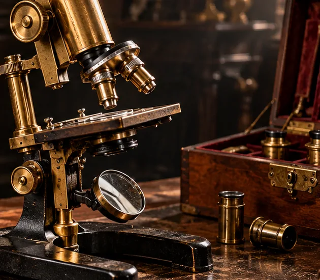 Illustrative historical scientific instrument artwork